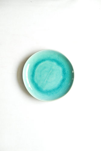 PLATO MEDIANO 2 TONOS DE AZUL