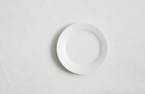 PLATO LOZA MEDIANO BLANCO