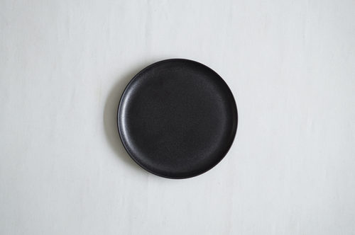 PLATO LOZA MEDIANO NEGRO