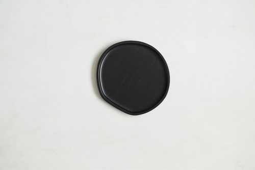 PLATO MADERA MEDIANO NEGRO