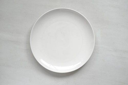 PLATO LOZA EXTRA GRANDE BLANCO