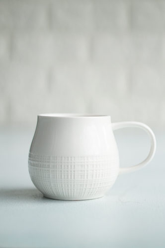 TAZA LOZA GRANDE TEXTURA BLANCA
