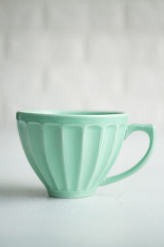 TAZA LOZA GRANDE TEXTURA VERDE
