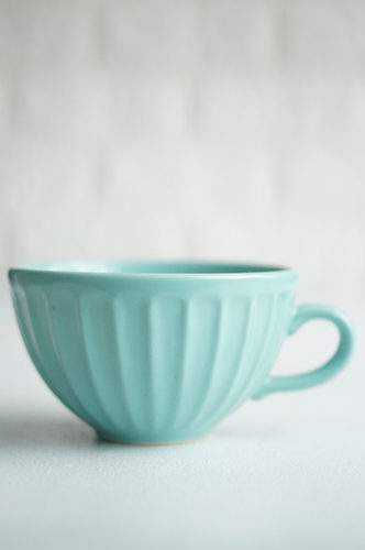 TAZA LOZA GRANDE TEXTURA VERDE