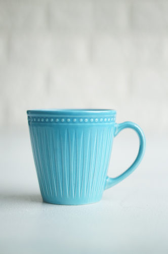 TAZA LOZA GRANDE AZUL TEXTURA