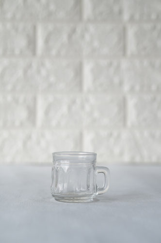 TAZA VIDRIO PEQUEÑA TEXTURA