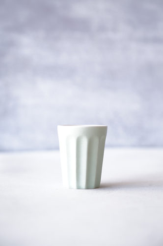 VASO LOZA PEQUEÑO VERDE TEXTURA