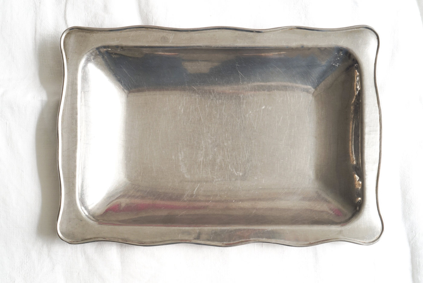 BANDEJA ACERO GRANDE RECTANGULAR