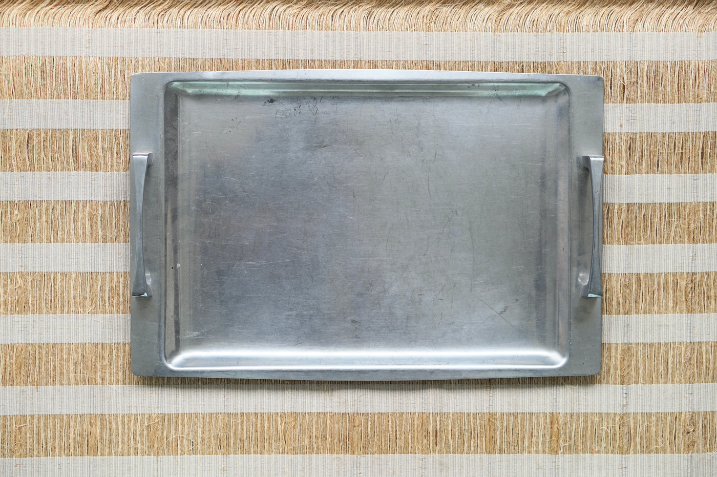 BANDEJA ACERO GRANDE RECTANGULAR