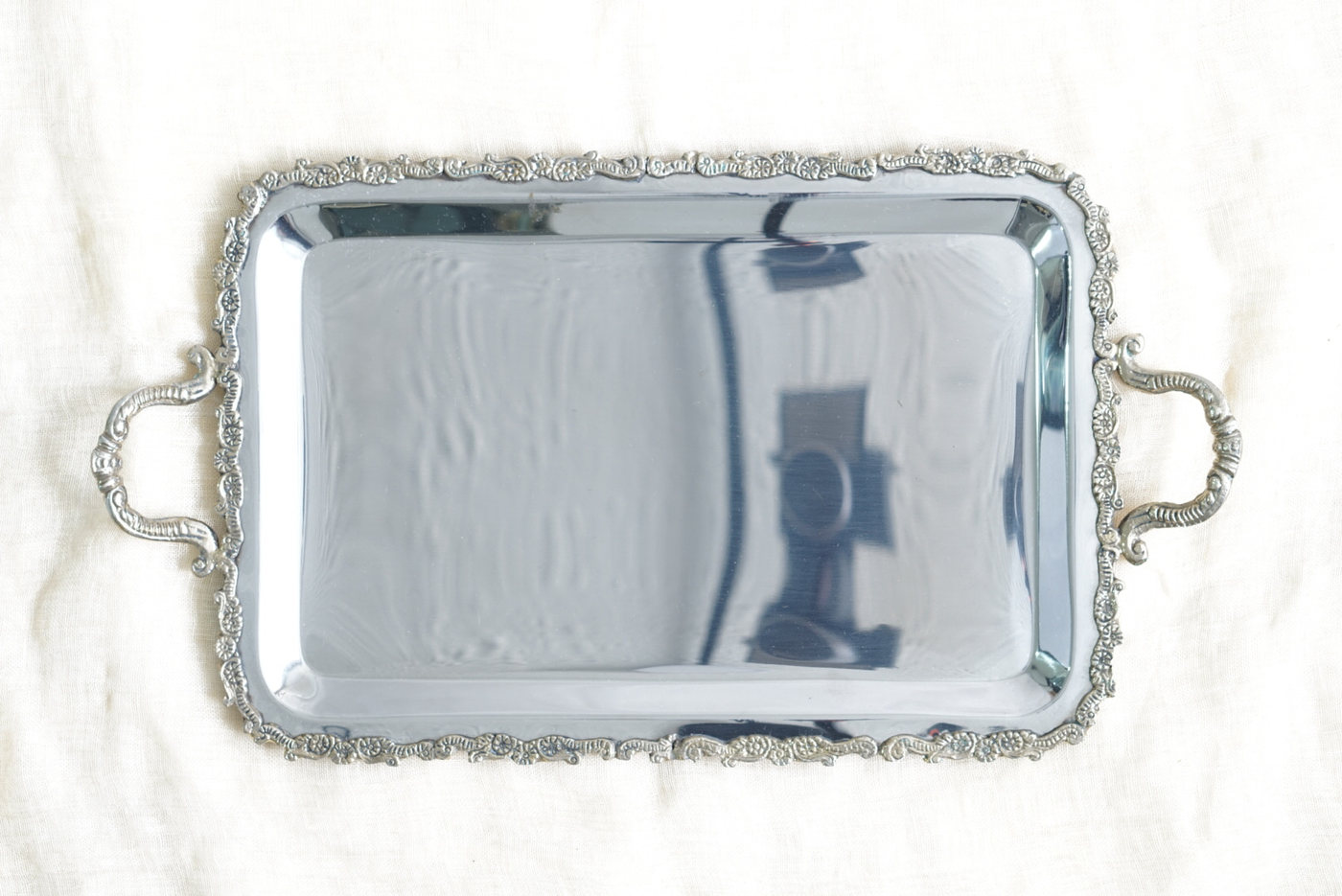 BANDEJA ACERO GRANDE RECTANGULAR