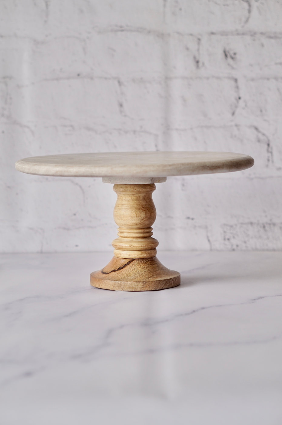 BASE TORTA MARMOL MADERA GRANDE