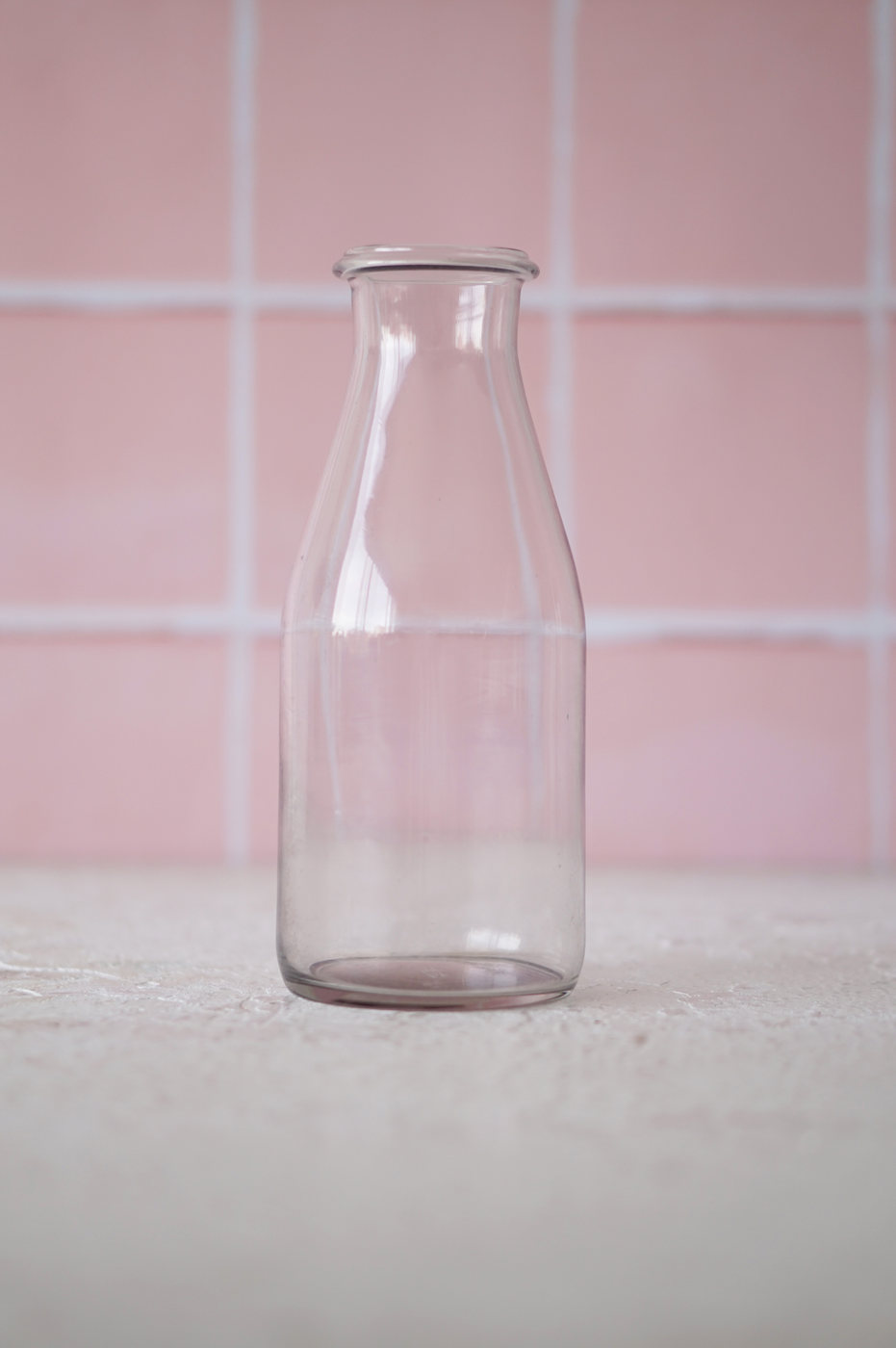 BOTELLA LECHE VIDRIO MEDIANA