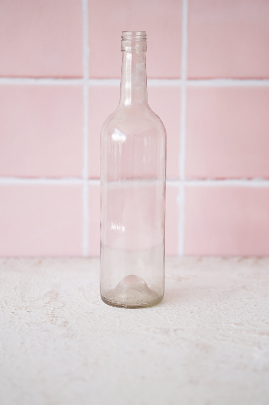 BOTELLA VIDRIO ALTA