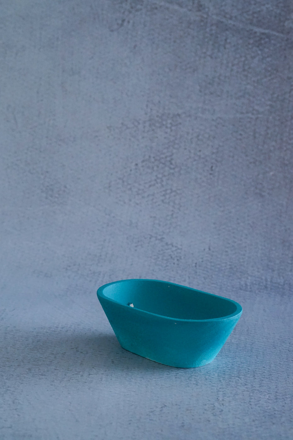 BOWL MADERA MEDIANO VERDE OVALADO