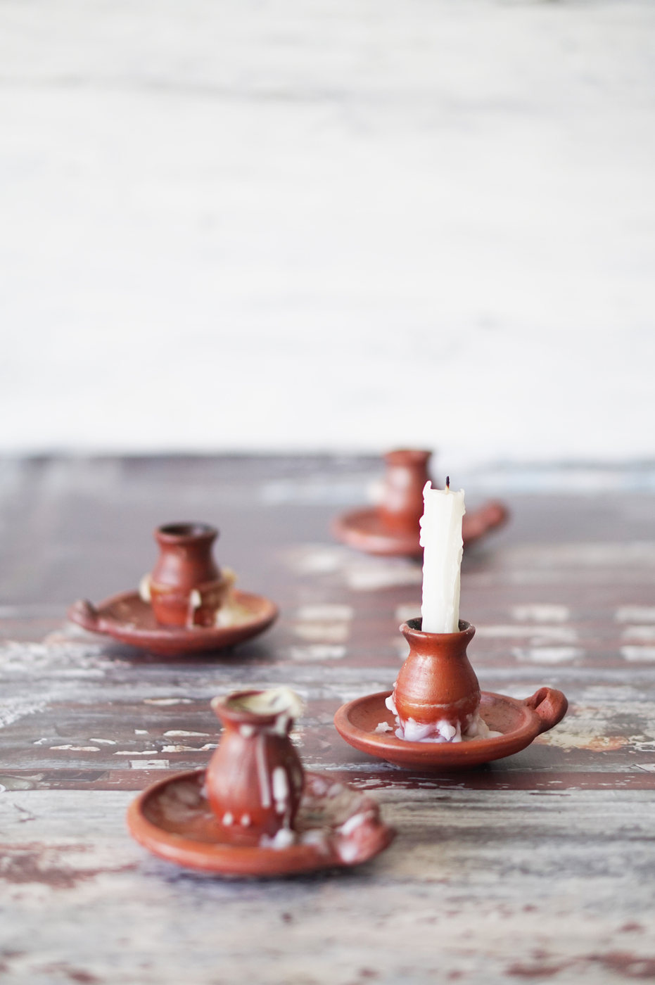 CANDELABRO BARRO