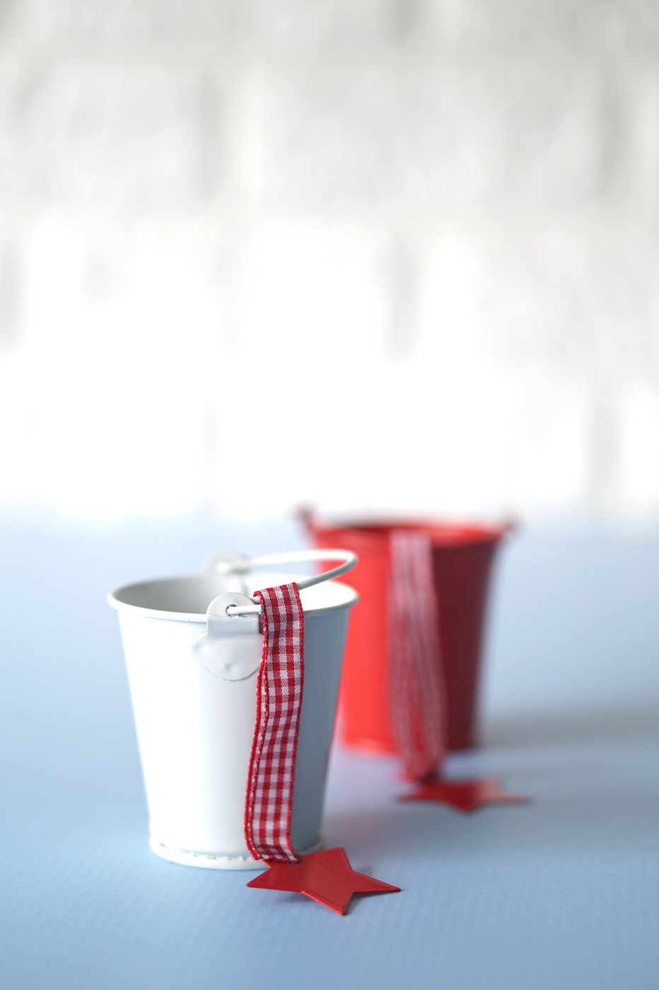 BALDES NAVIDEÑOS BLANCO Y ROJO