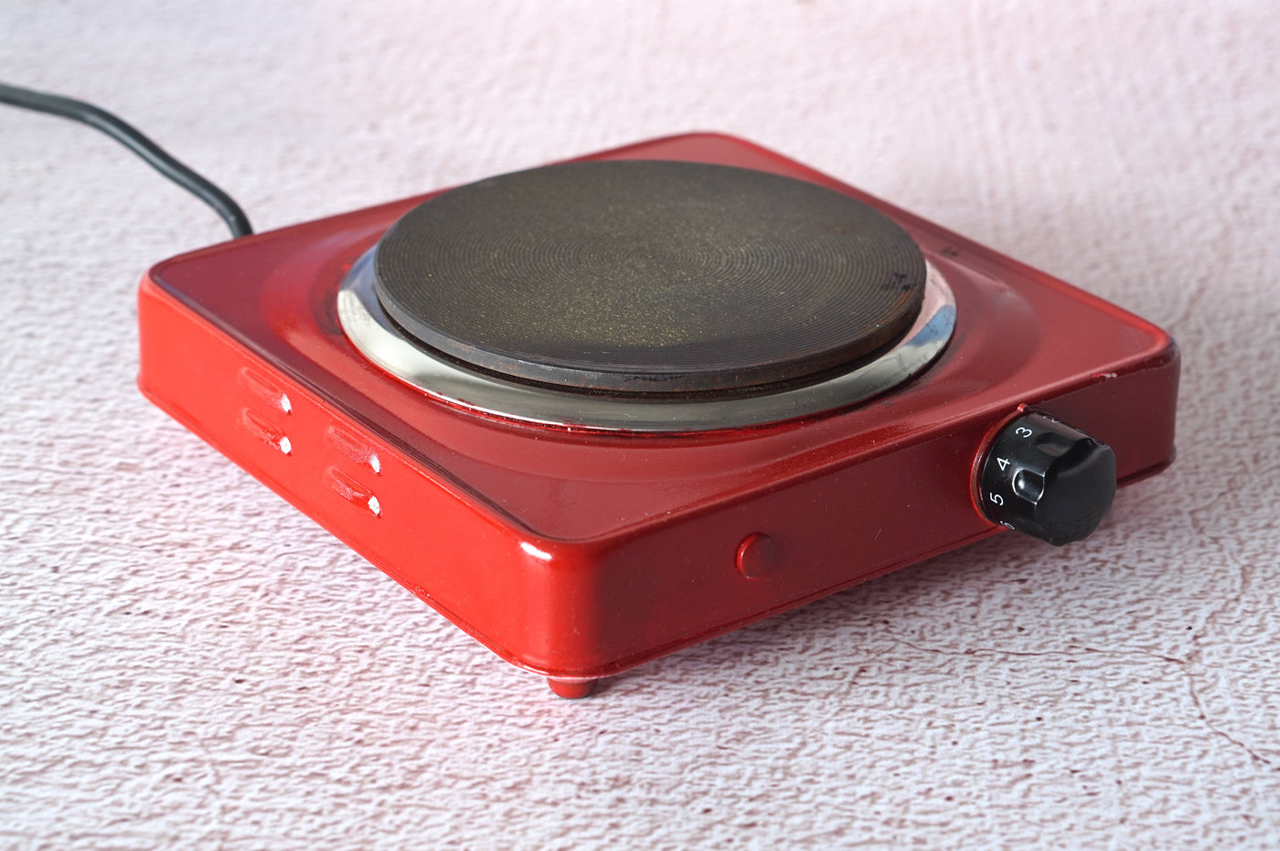 ESTUFA ELECTRICA ROJA SENCILLA