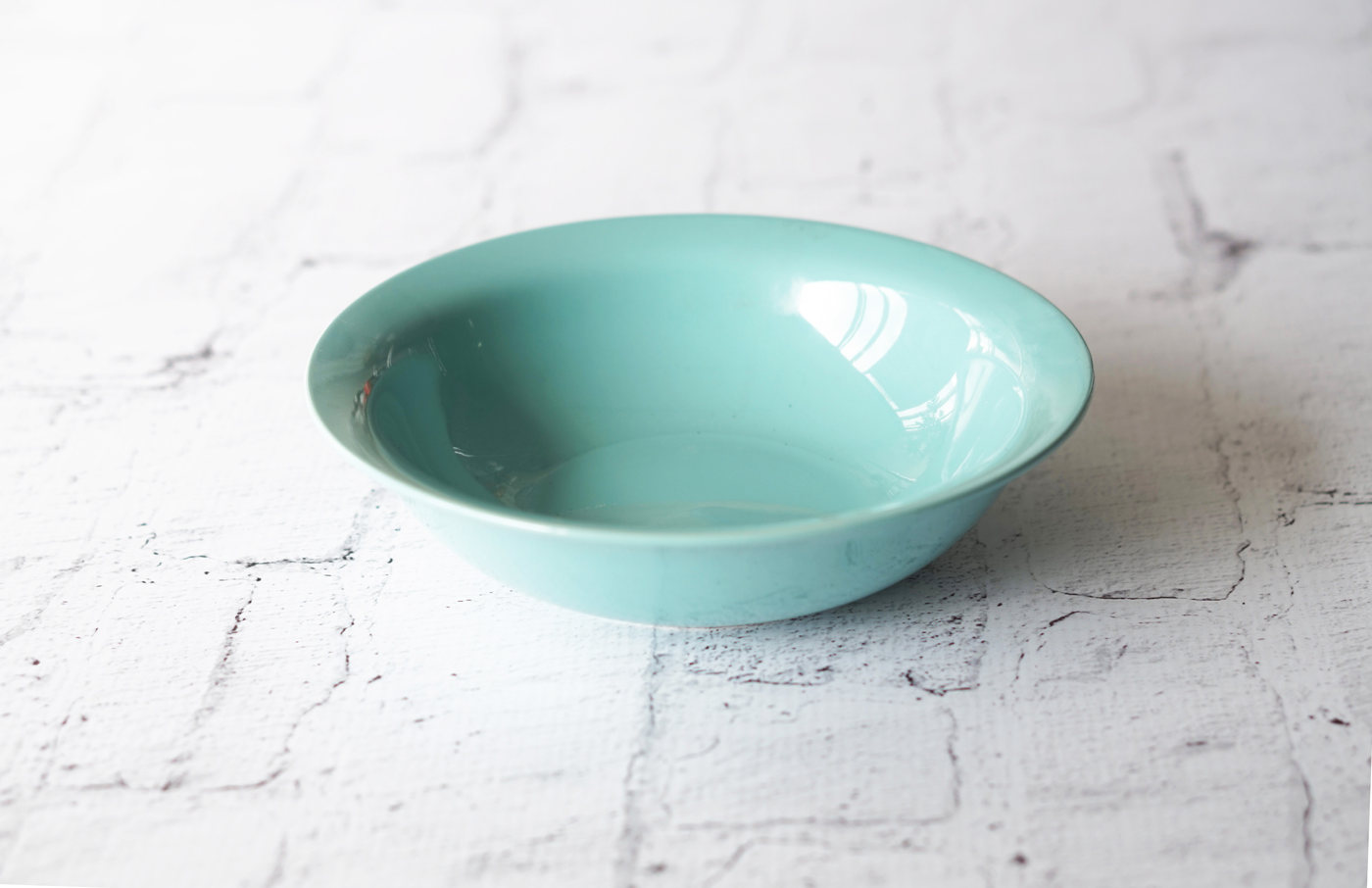 PLATO HONDO LOZA GRANDE VERDE