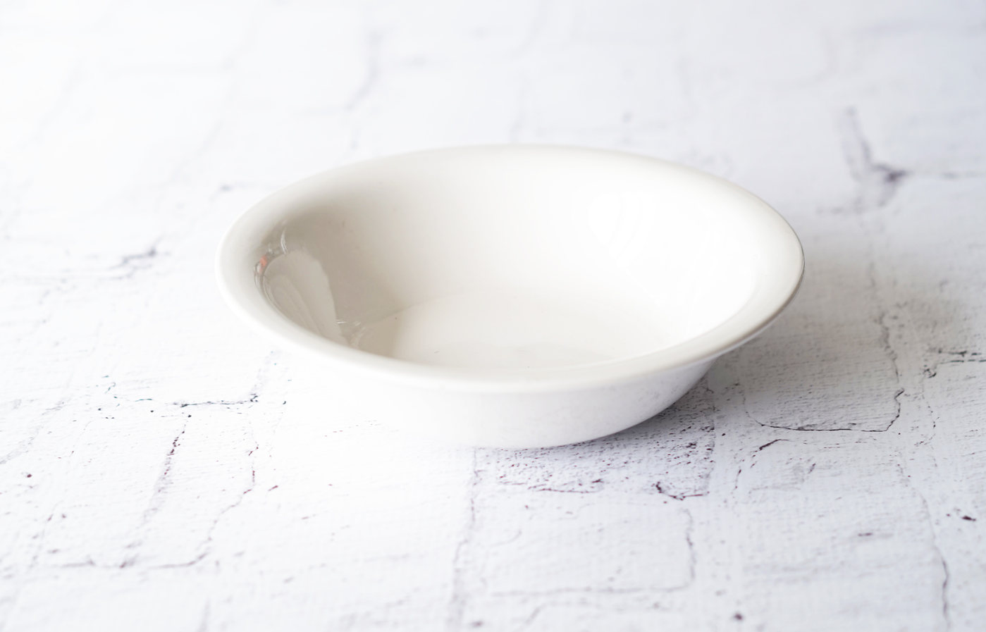 PLATO HONDO LOZA GRANDE BLANCO