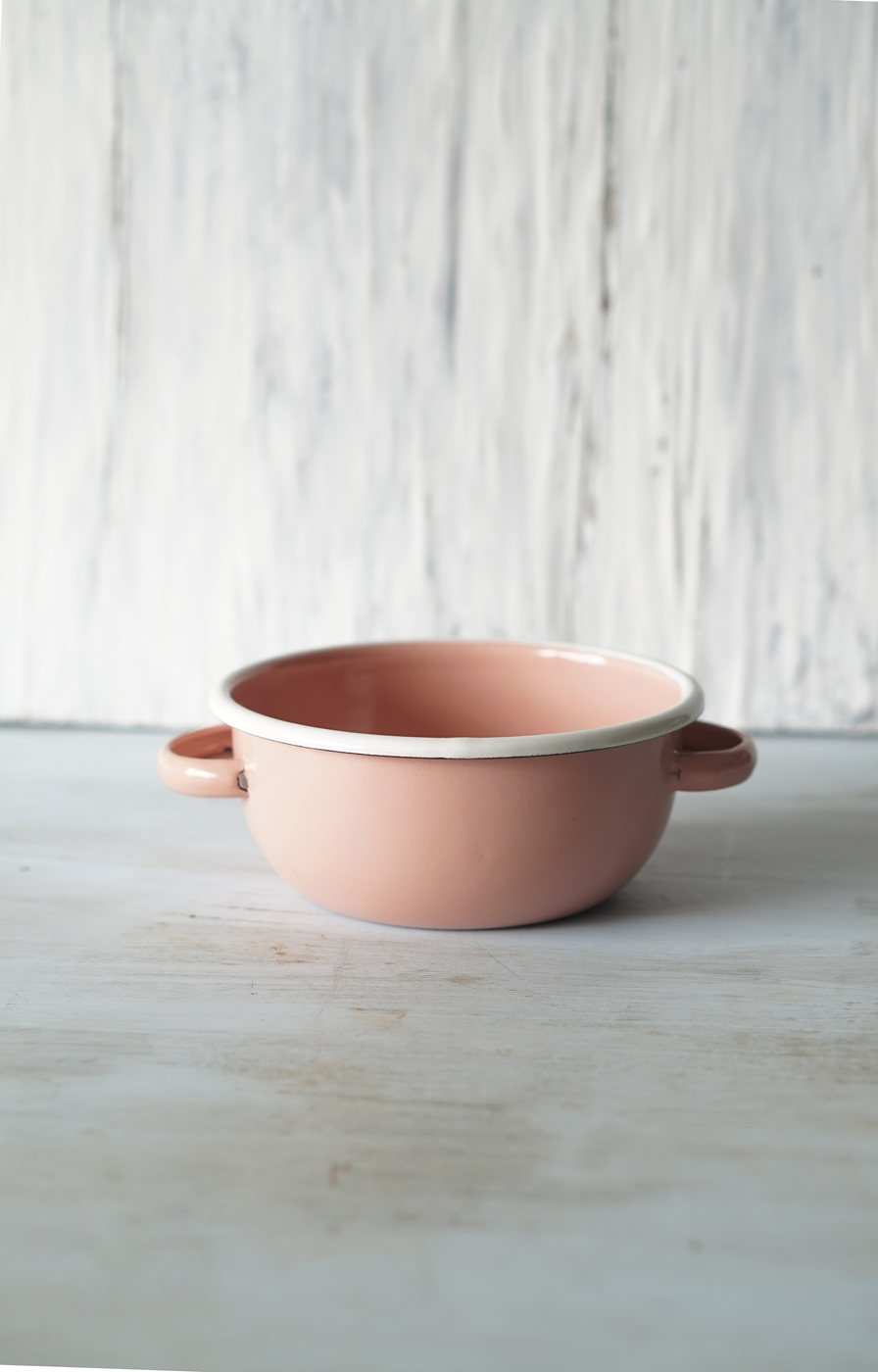 CAZUELA PELTRE GRANDE DISEÑO ROSA