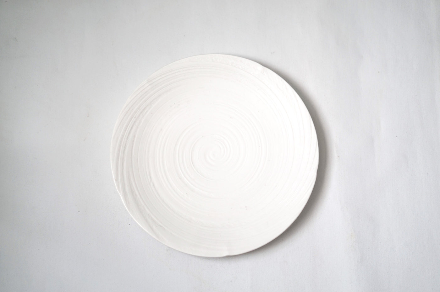 PLATO LOZA GRANDE BLANCO TEXTURA