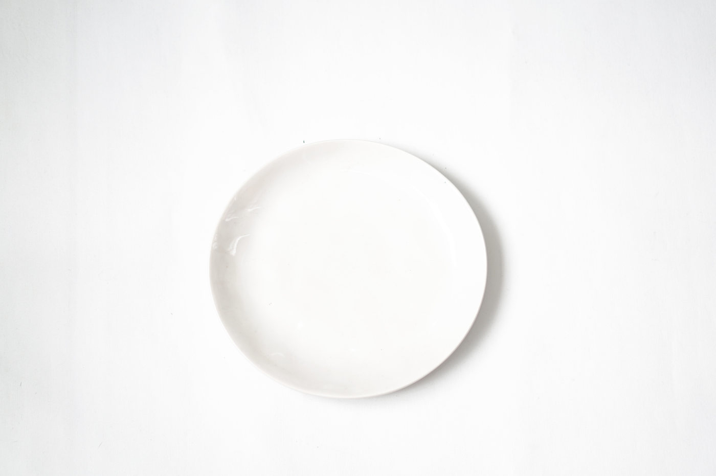 PLATO LOZA MEDIANO BLANCO