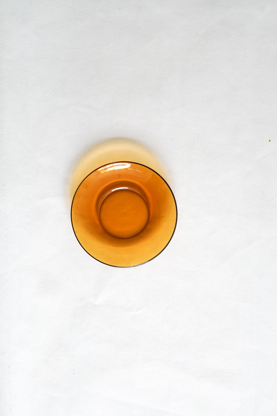 PLATO VIDRIO PEQUEÑO AMARILLO