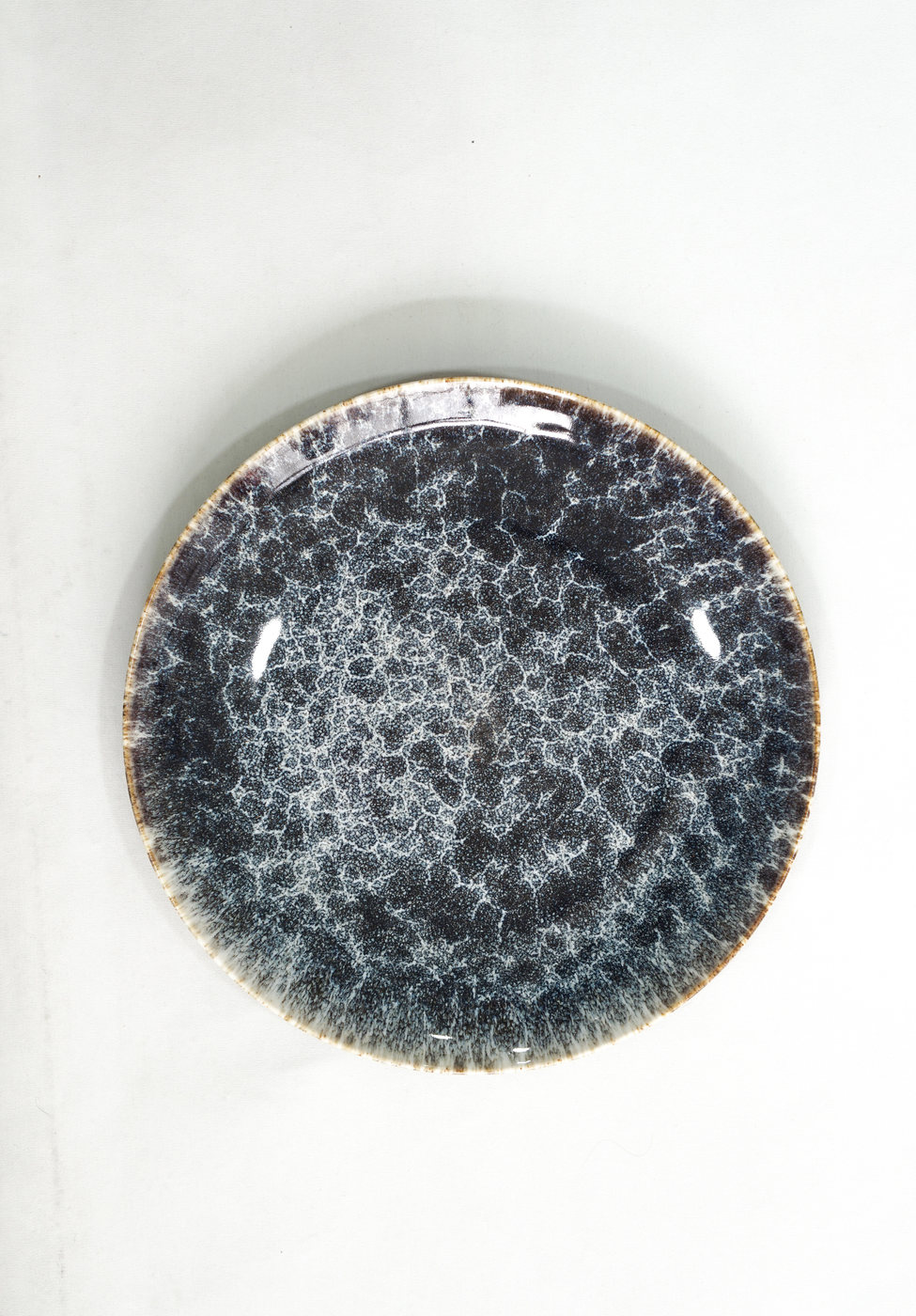 PLATO LOZA GRANDE AZUL DISEÑO