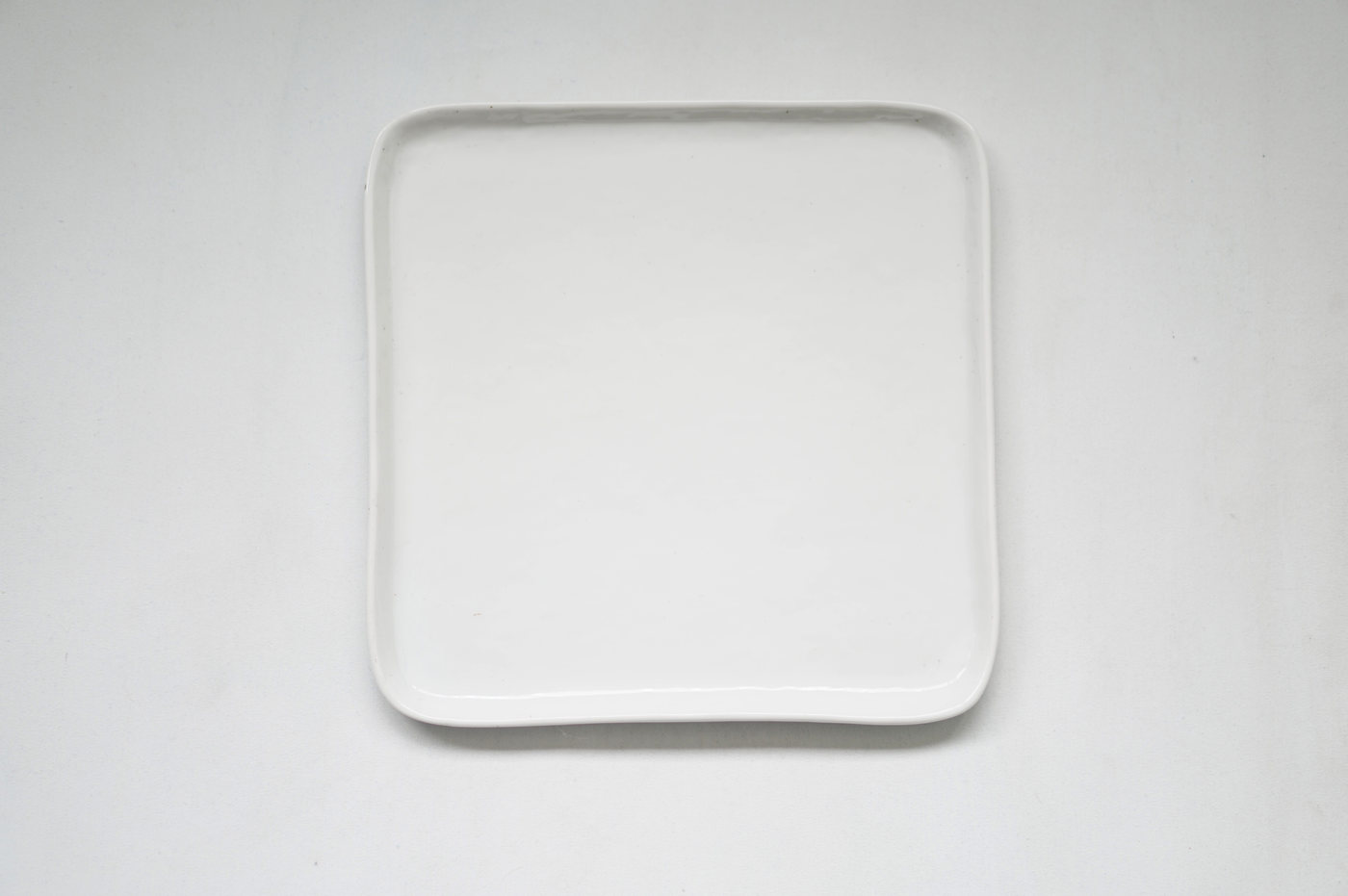 PLATO LOZA GRANDE BLANCO CUADRADO