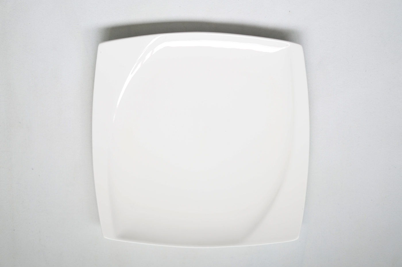 PLATO LOZA GRANDE BLANCO CUADRADO