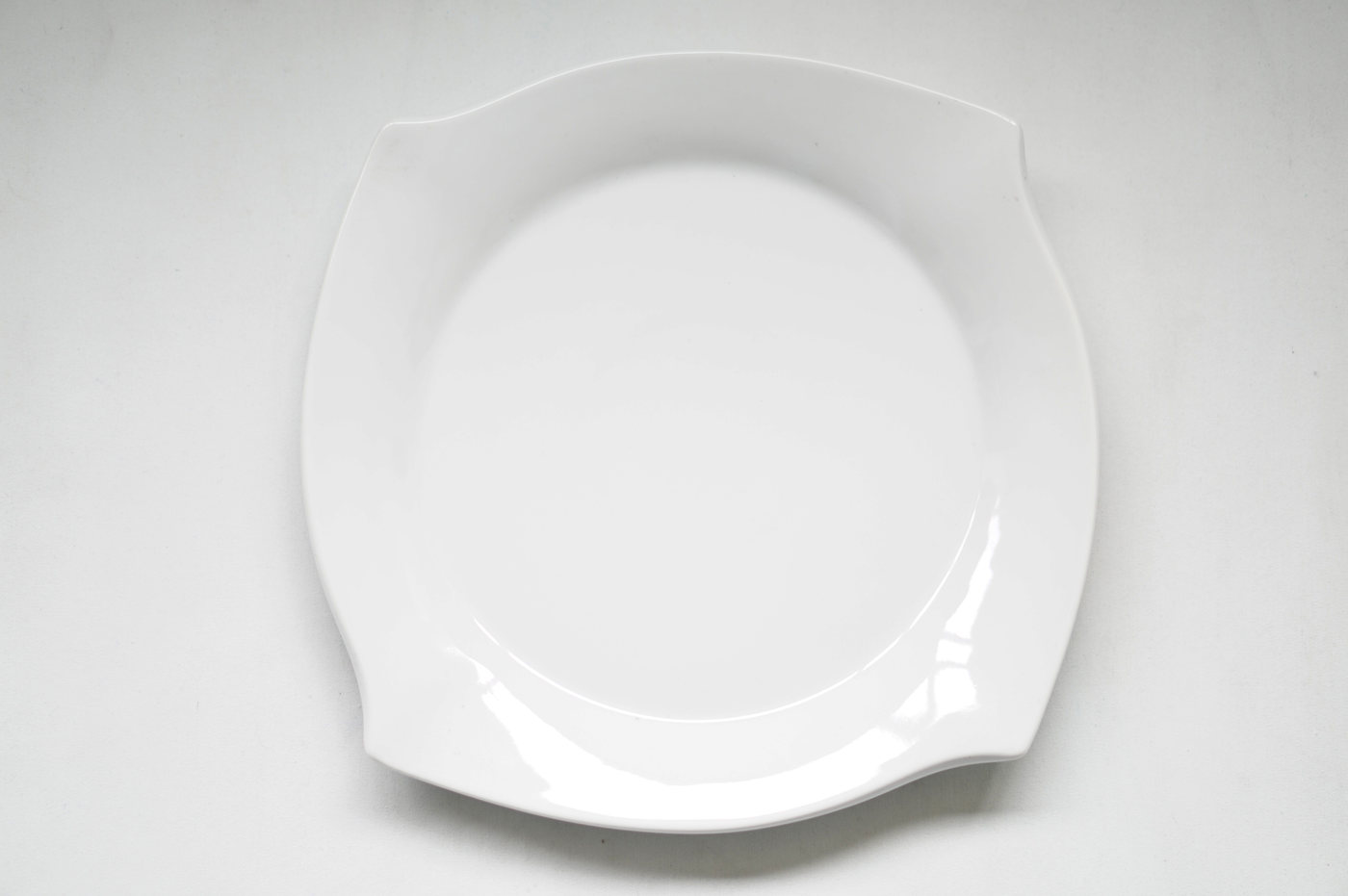 PLATO LOZA GRANDE BLANCO CUADRADO