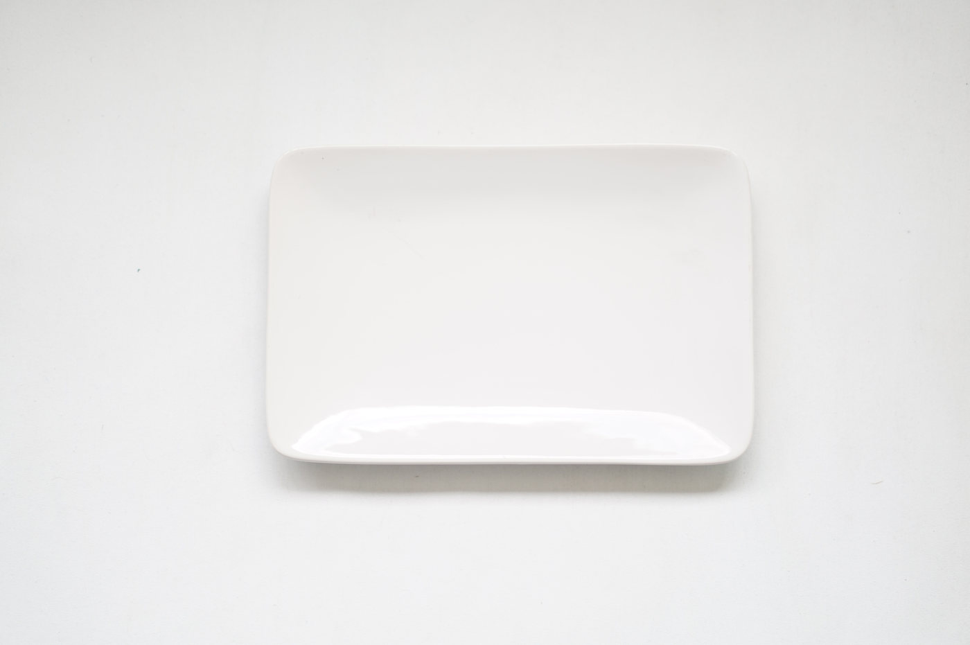 PLATO LOZA MEDIANO BLANCO RECTANGULAR