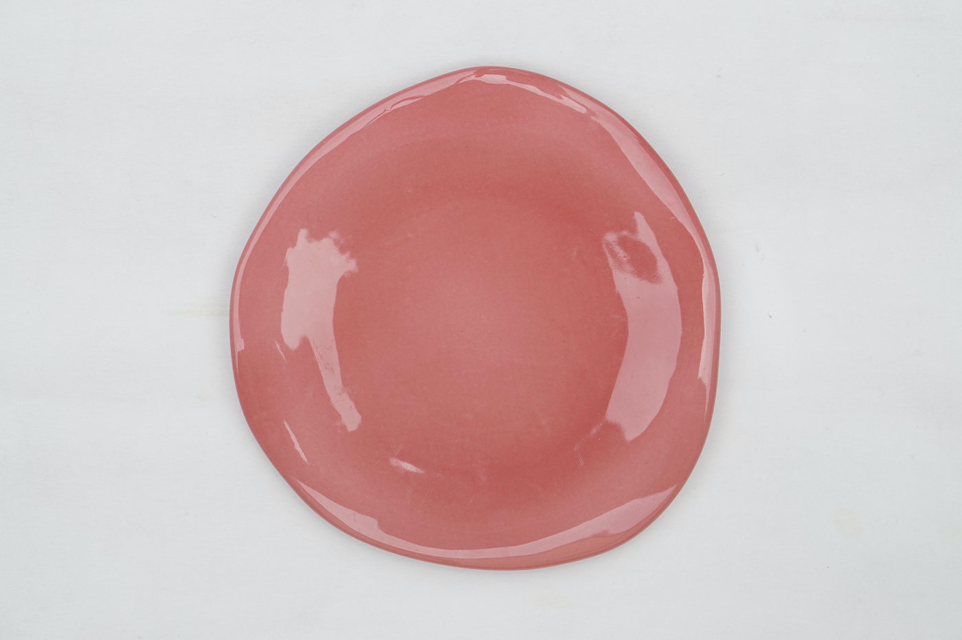 PLATO LOZA GRANDE ROSA