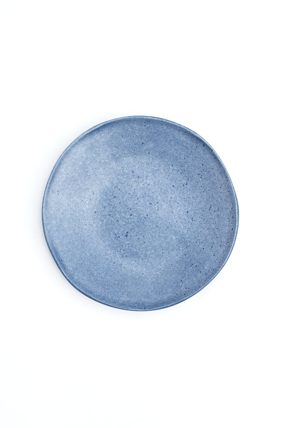 PLATO LOZA MEDIANO AZUL