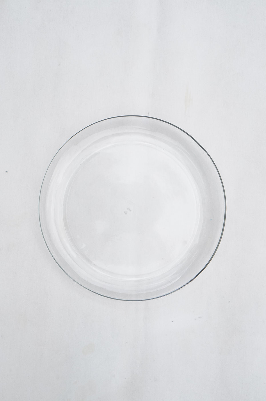 PLATO VIDRIO GRANDE TRANSPARENTE