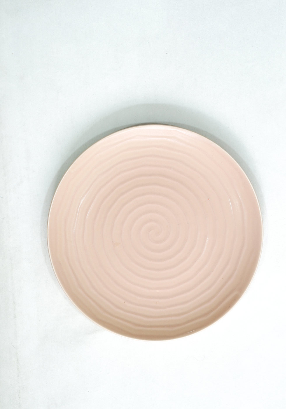PLATO LOZA GRANDE ROSA TEXTURA