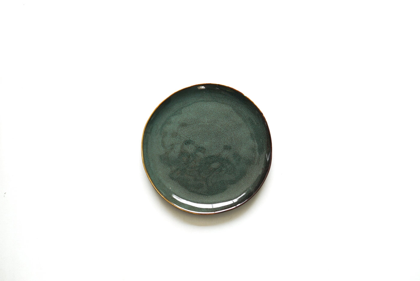 PLATO LOZA MEDIANO VERDE
