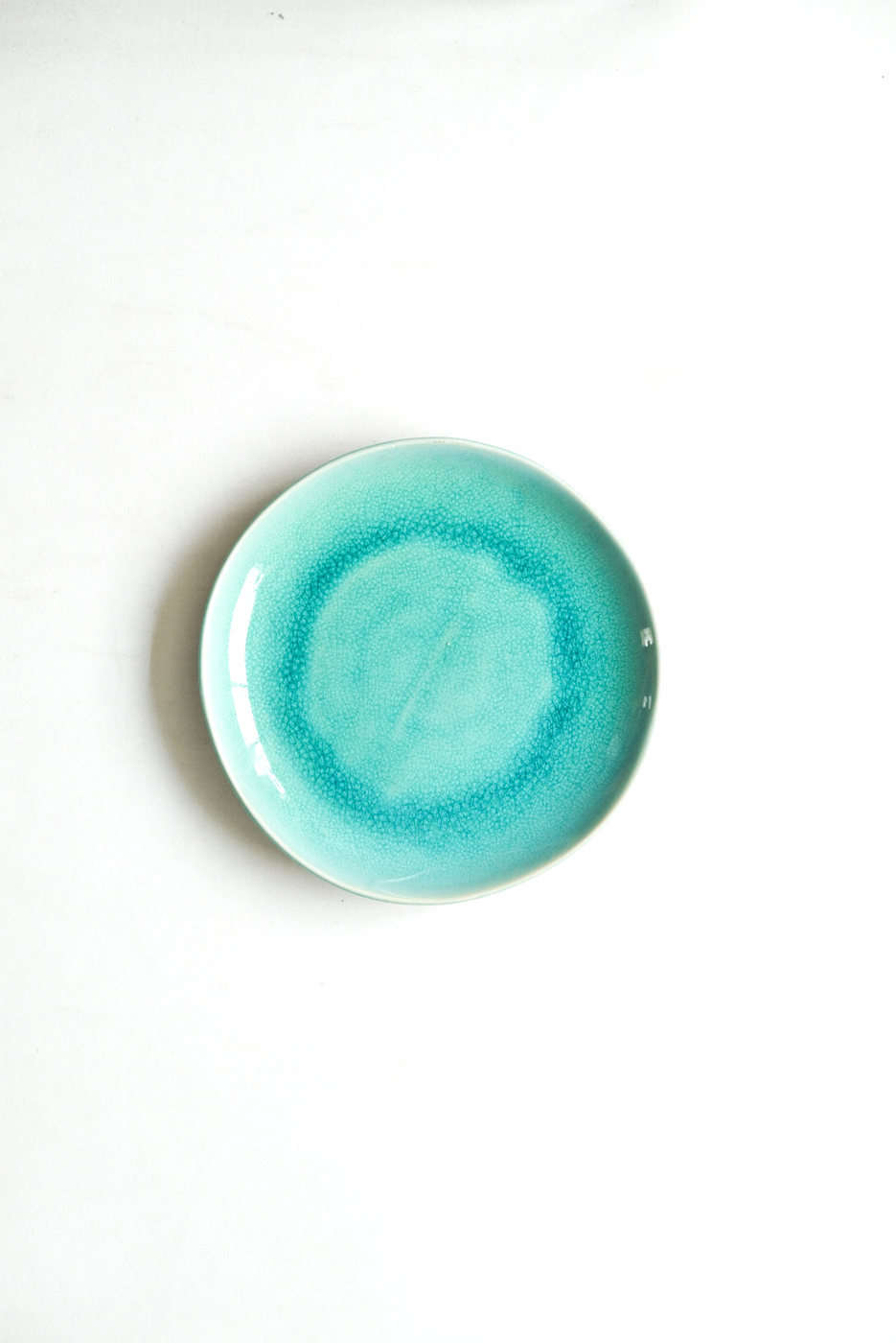 PLATO MEDIANO 2 TONOS DE AZUL