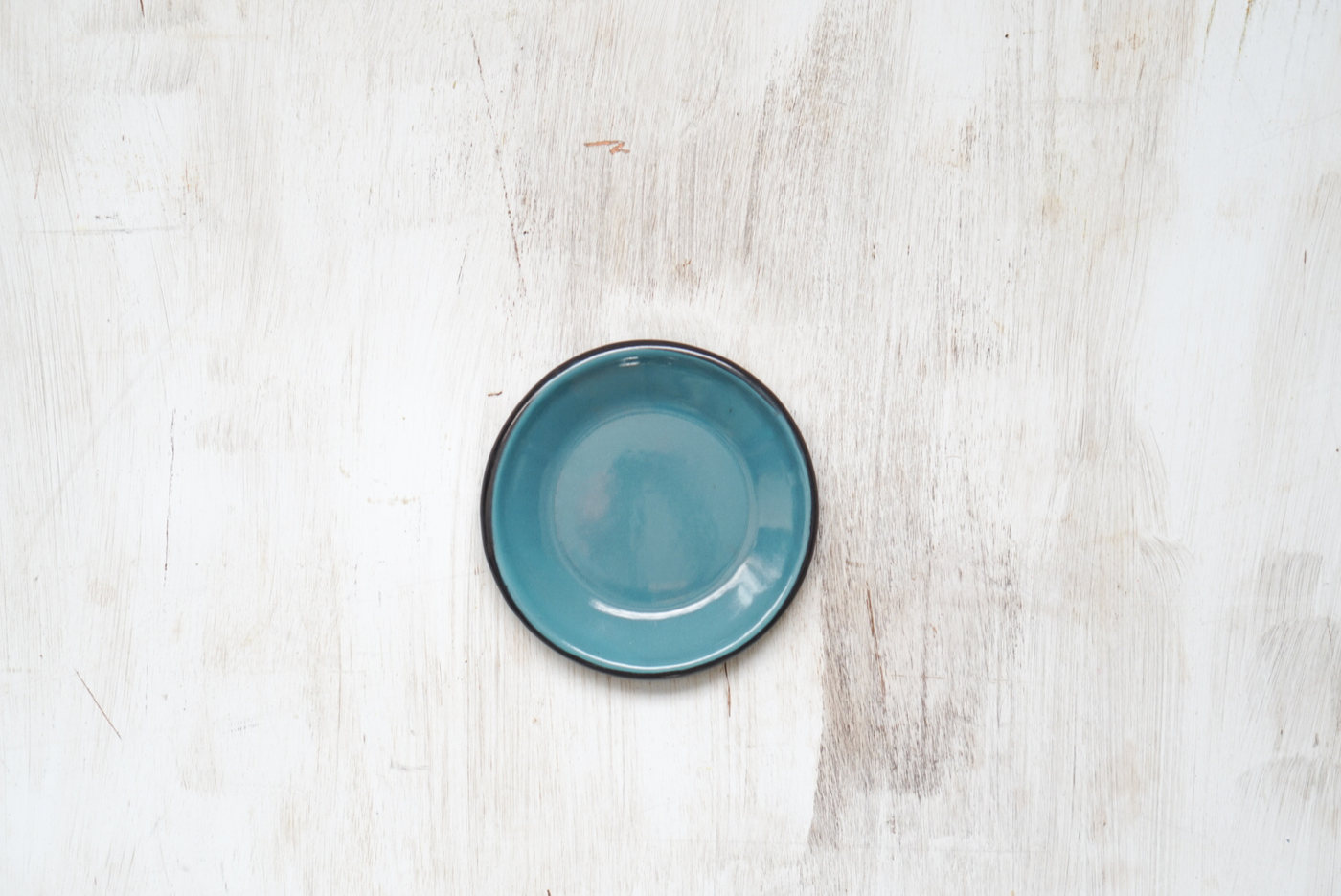 PLATO PELTRE PEQUEÑO DISEÑO AZUL