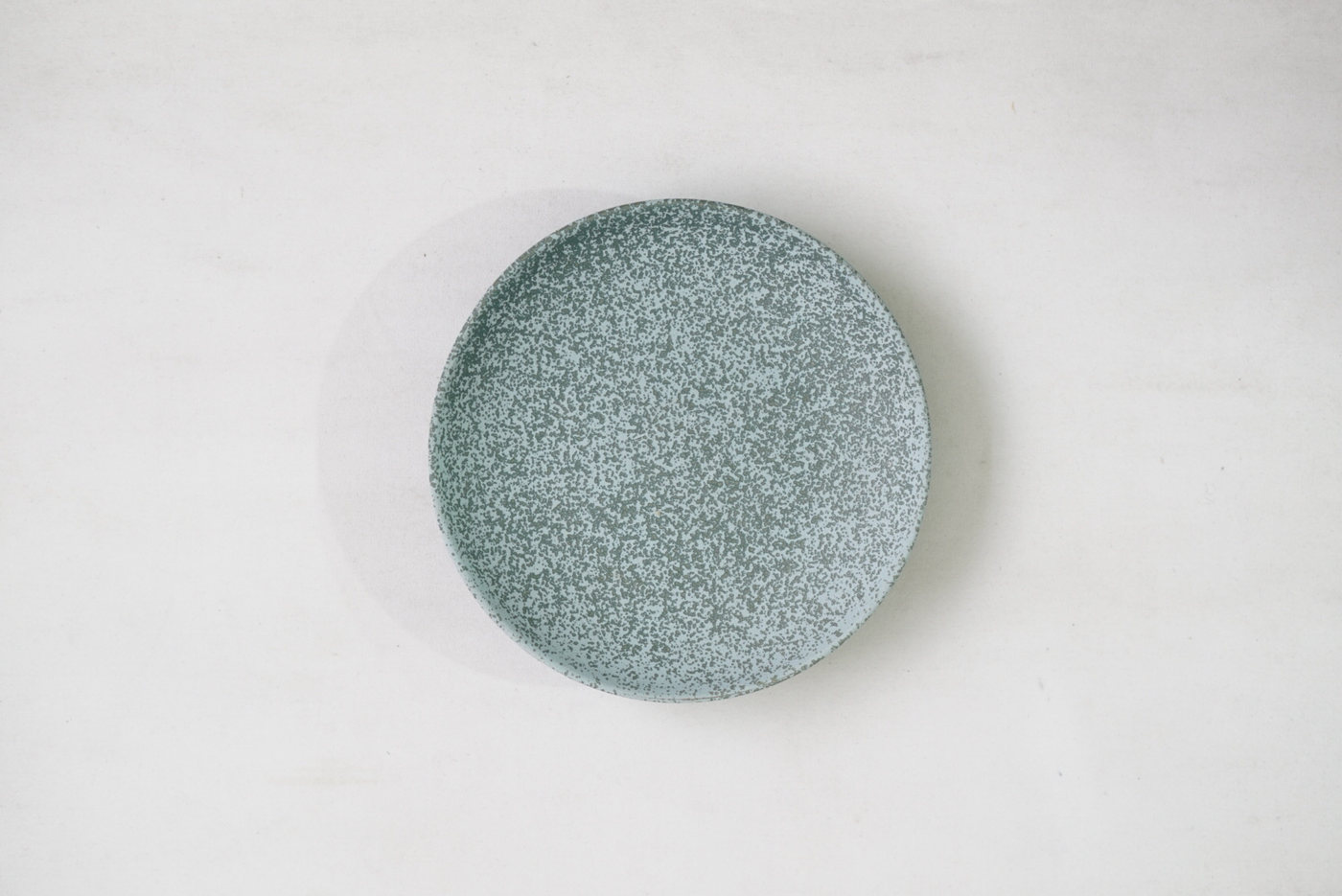 PLATO LOZA MEDIANO VERDE TEXTURA
