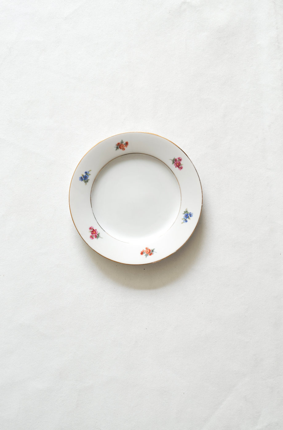 PLATO LOZA PEQUEÑO CON FLORES
