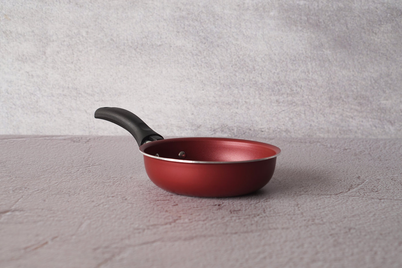 CACEROLA ALUMINIO TEFLON PEQUEÑA ROJA