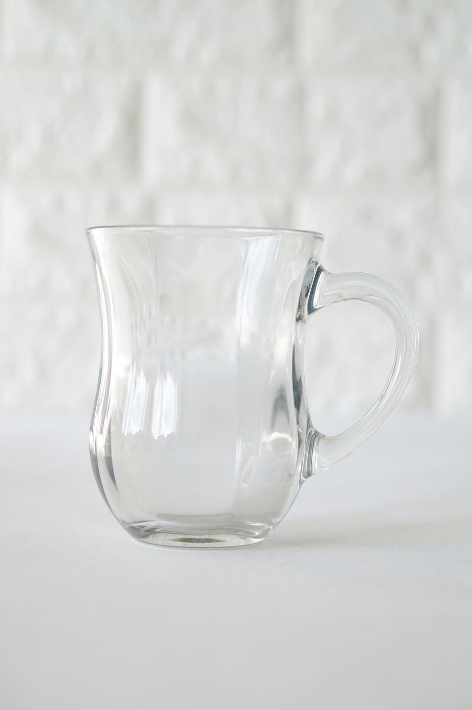 TAZA VIDRIO GRANDE TEXTURA