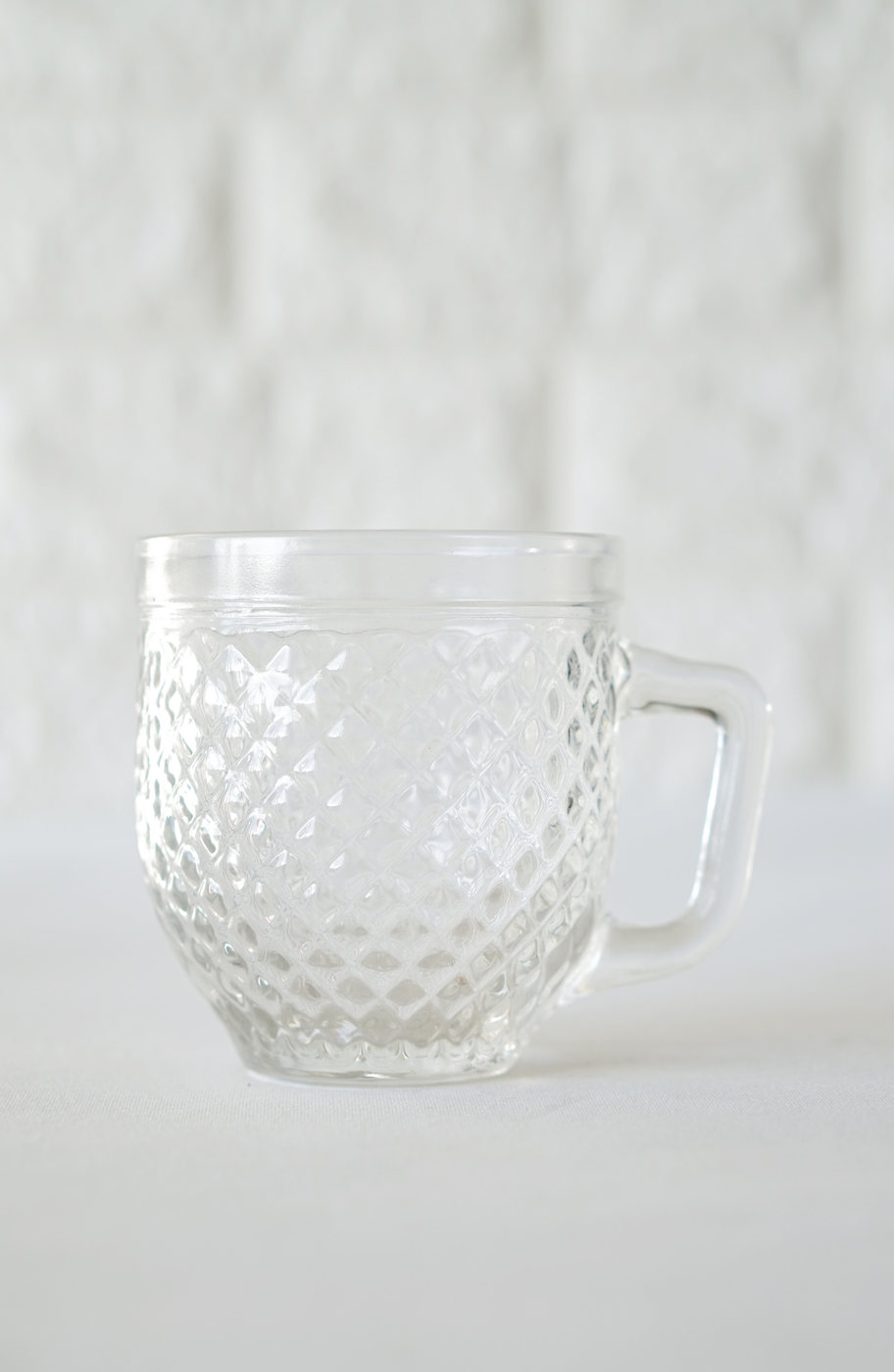 TAZA VIDRIO GRANDE TEXTURA