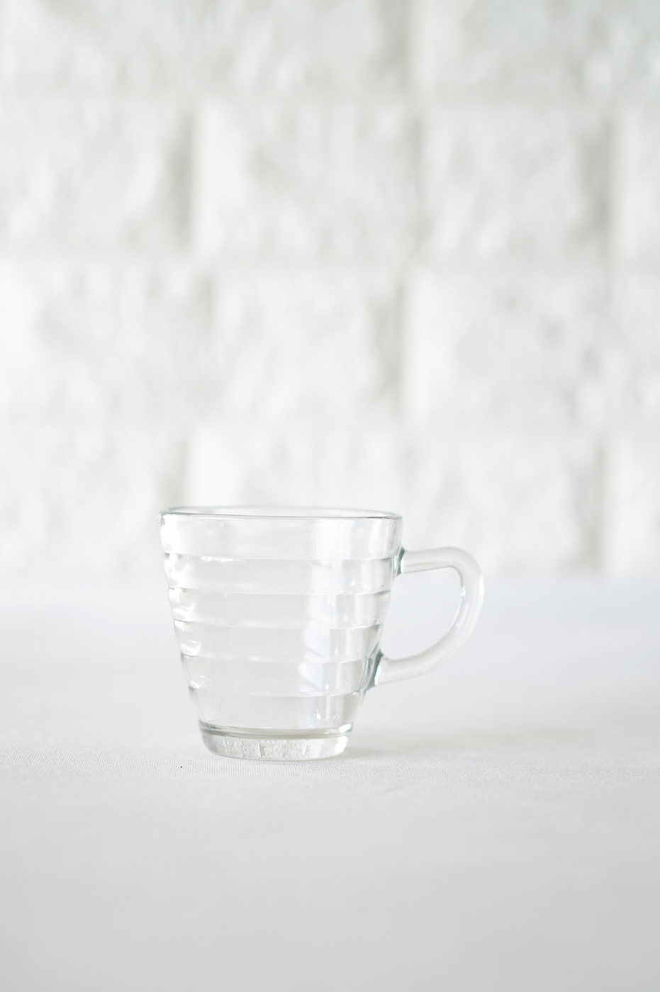 TAZA VIDRIO PEQUEÑA TEXTURA