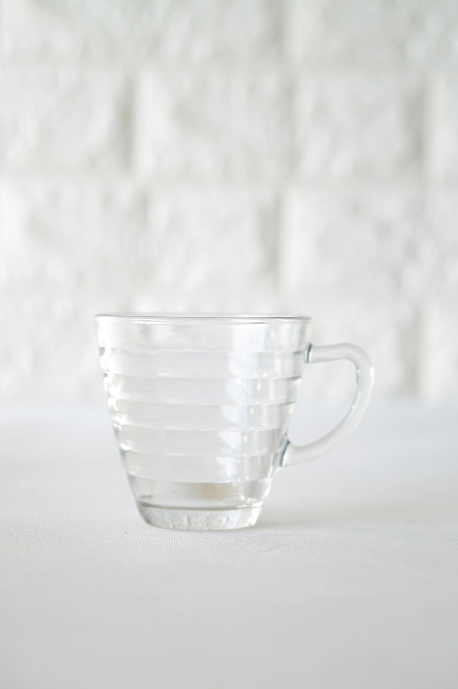 TAZA VIDRIO MEDIANA TEXTURA