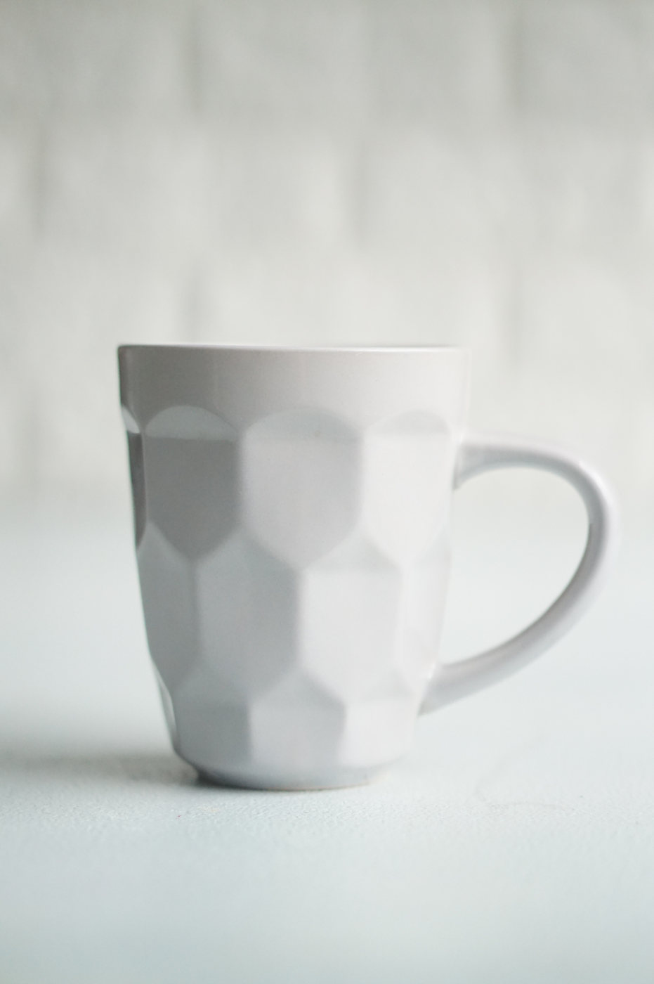 TAZA LOZA GRANDE TEXTURA GRIS