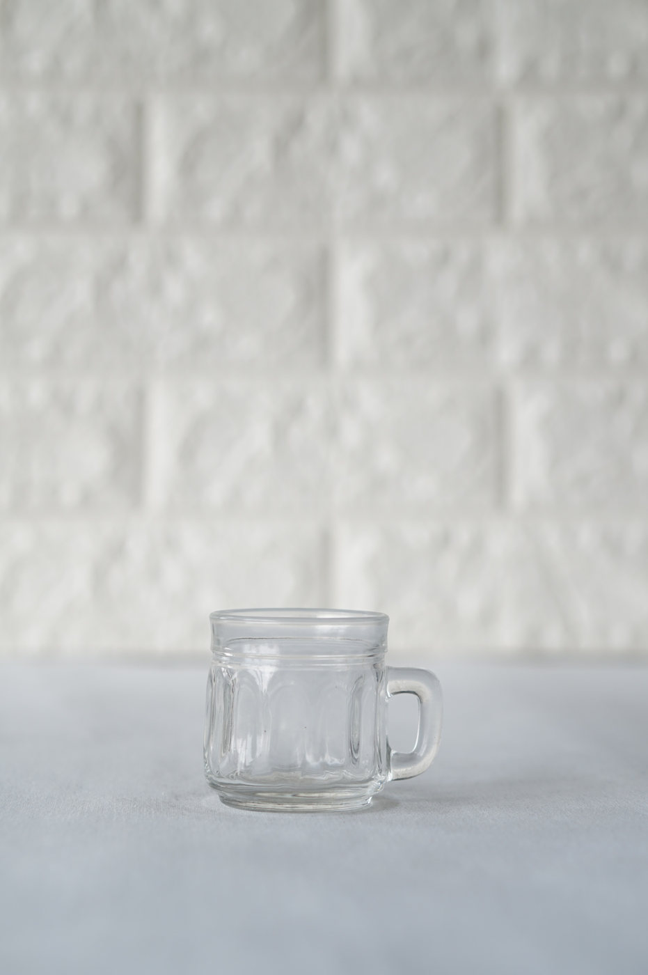 TAZA VIDRIO PEQUEÑA TEXTURA