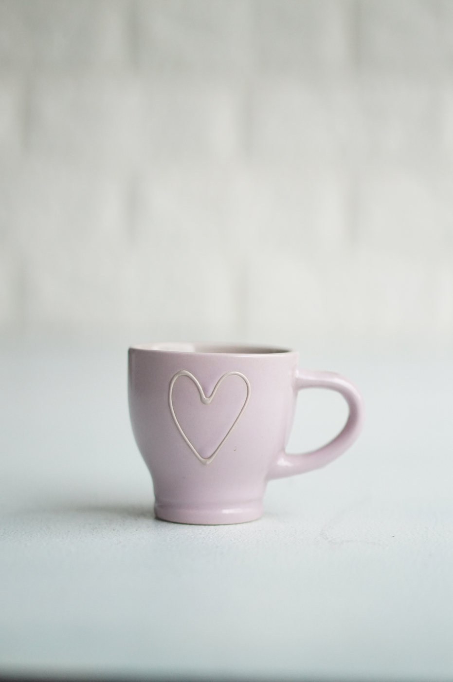 TAZA LOZA PEQUEÑA TEXTURA MORADO