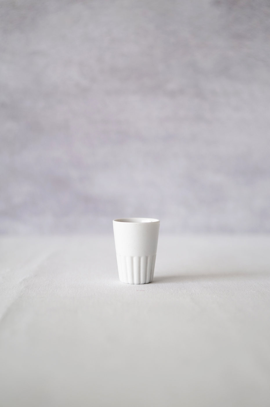 VASO LOZA PEQUEÑO BLANCO TEXTURA
